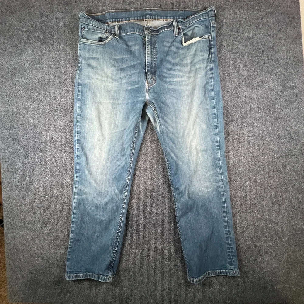 Levi's 541 Jeans Mens 42x27 Blue Cotton Medium Wash Mid Rise‎ Athletic Taper Fit